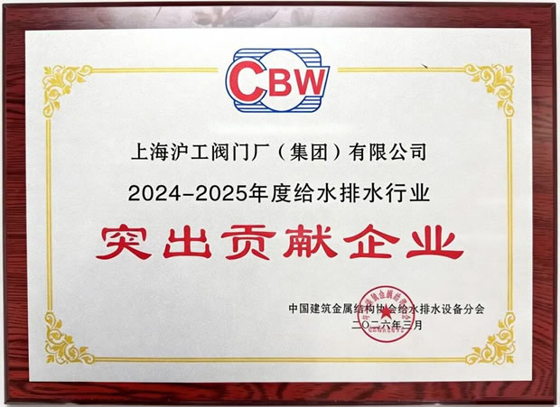 突出貢獻企業(yè)獎